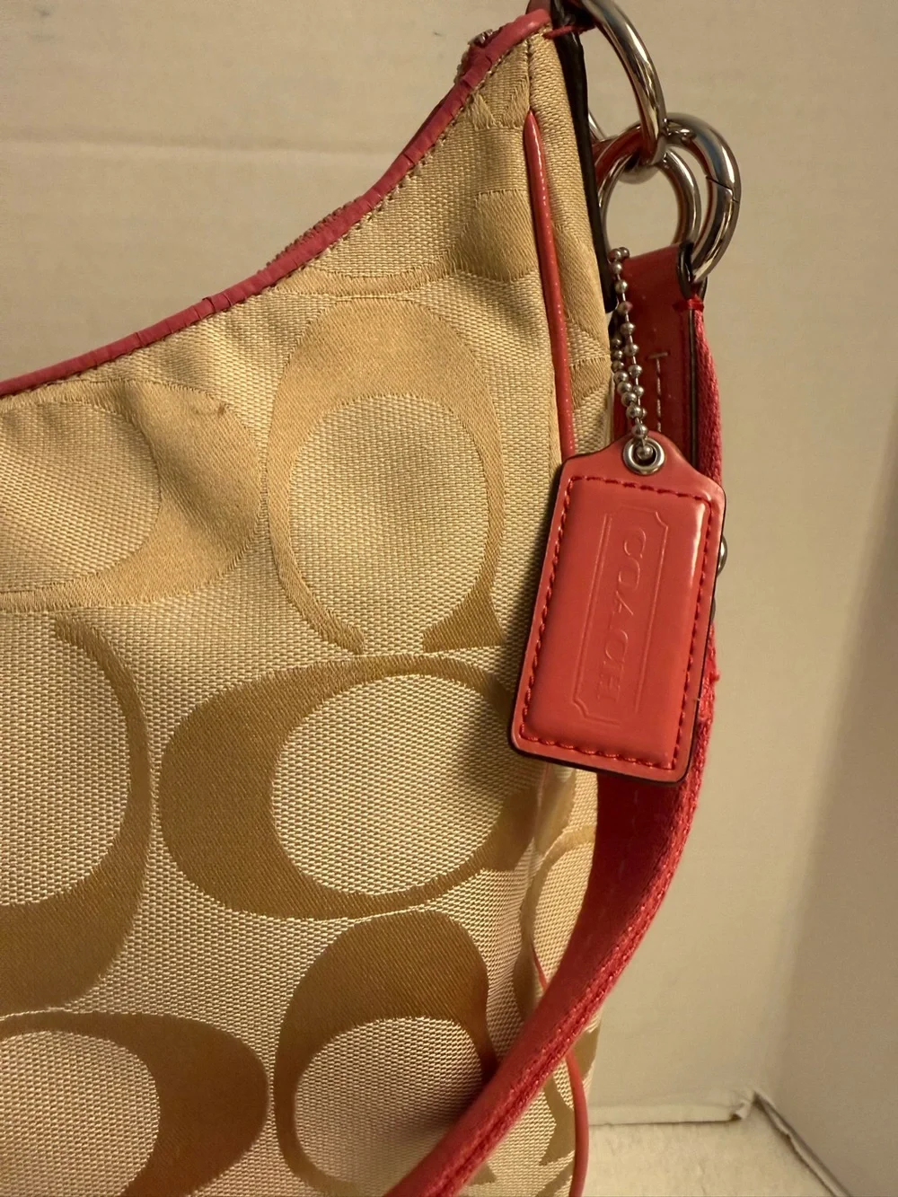 Discontinued Coach Signature Jacquard Stripe Hobo Bag F21873 – Authenticated
